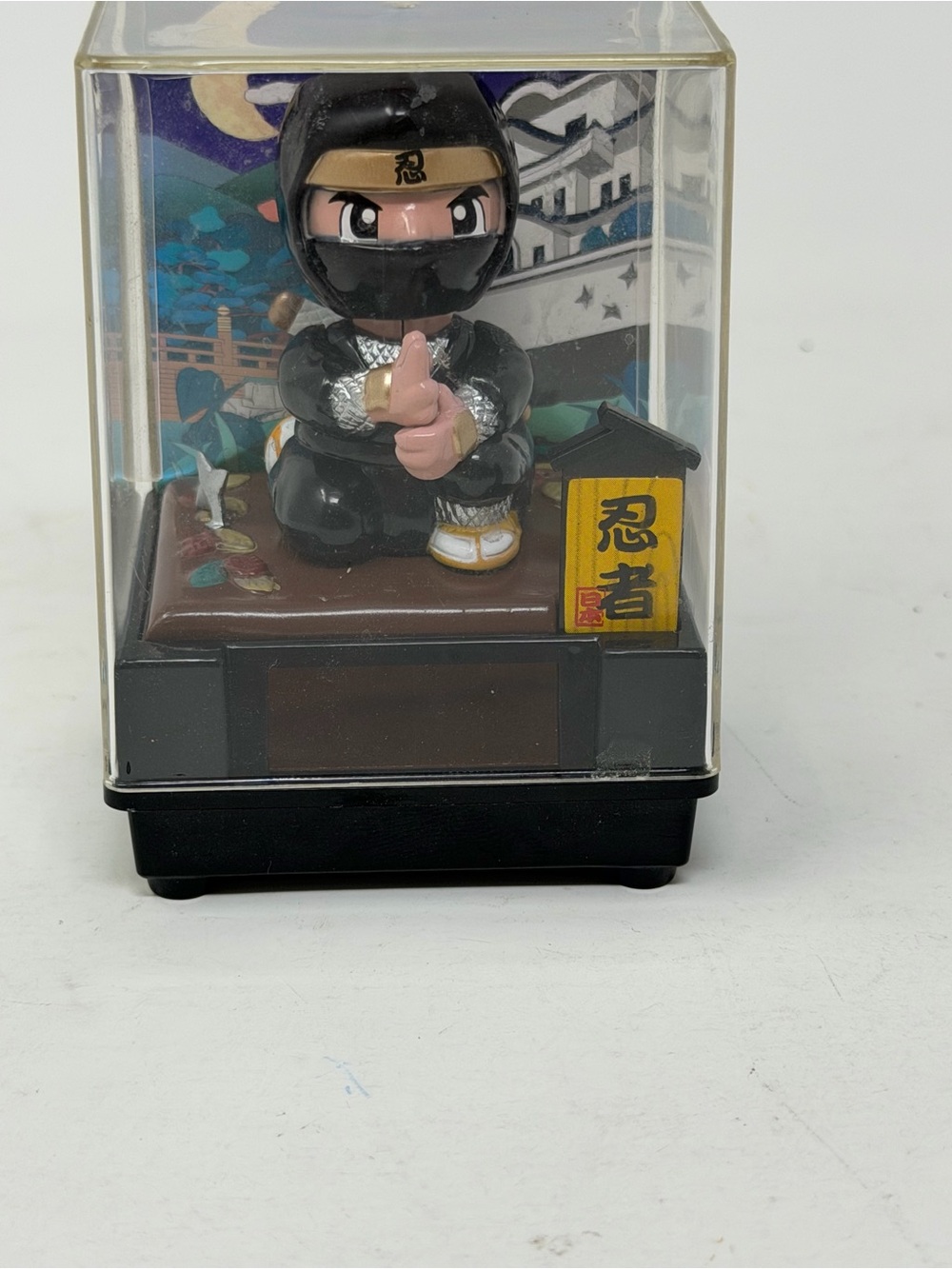 Santa Solar Figure Ninja Japanese Toy Doll In Case Bobble Head Collectible New